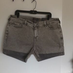 Torrid Gray Jean Shorts